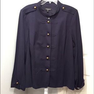 NEW Lane Bryant Military-Esque Knit Blazer